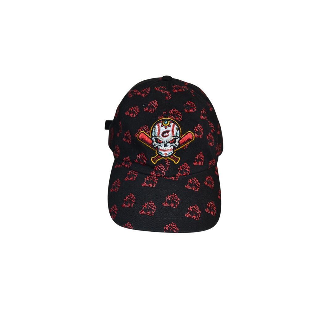 Columbus Clippers 47 Brand Adjustable Youth  Skull Design Youth Baseball Hat